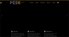 Desktop Screenshot of peekbv.nl