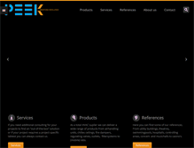 Tablet Screenshot of peekbv.nl